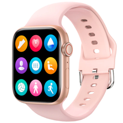 Apple Series 6 Style Smartwatch, Bluetooth, Waterproof, Heart rate​ - PINK