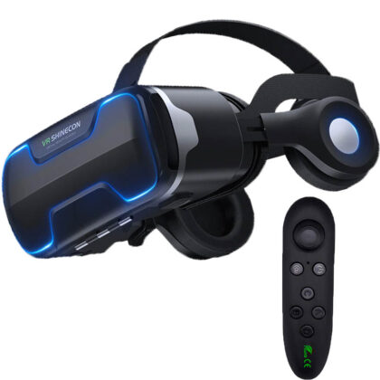 VR HEADSET WITH REMOTE CONTROLLER
