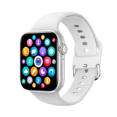 Apple Series 6 Style Smartwatch, Bluetooth, Waterproof, Heart rate​ - SILVER