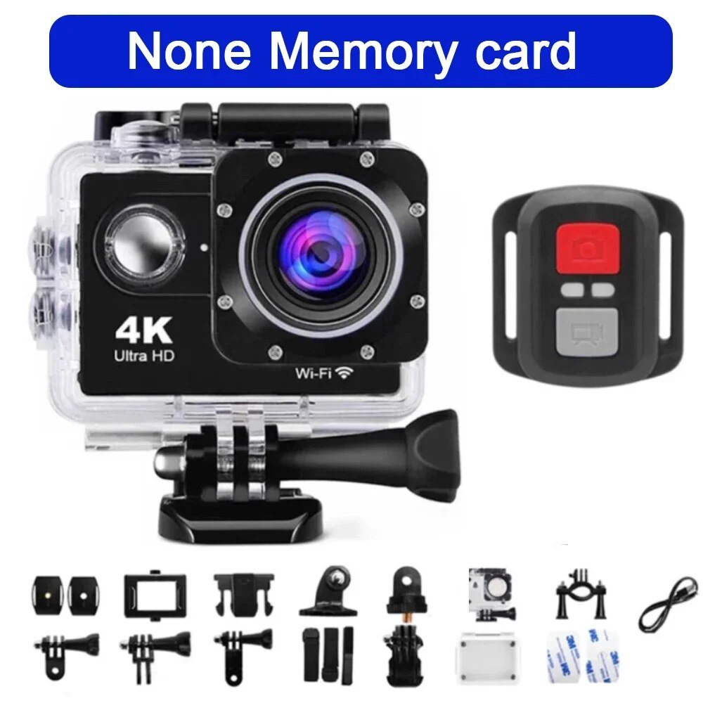 Underwater Camera; Waterproof, 4K Camera 30FPS HD Wide Angle Lens